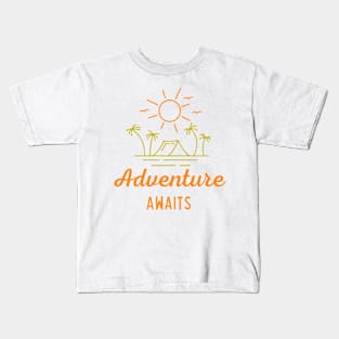 Adventure Awaits Kids T-Shirt